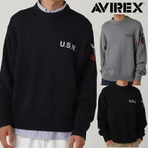 楽天市場】AVIREX（ニット・セーター｜トップス）：メンズファッション 