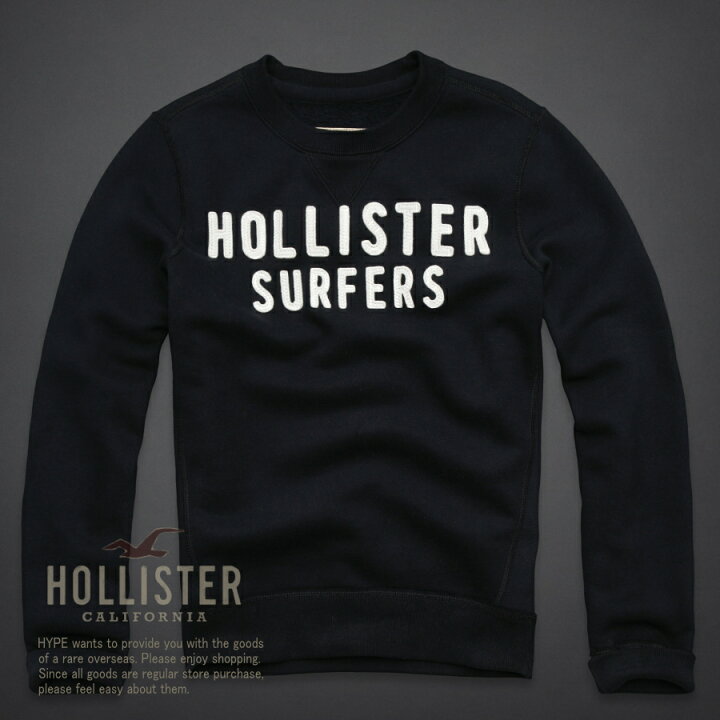 楽天市場 ホリスター トレーナー 正規品 メンズ 長袖 トップス メンズファッション322 222 02 023ネイビーemerald Cove Sweatshirt Ydkg K Kb Hollister 1219 Hype