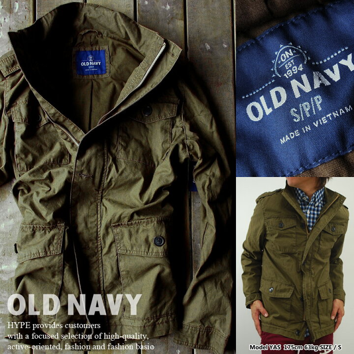 楽天市場】OLD NAVY ミリタリージャケット 正規品 コットン アウター 