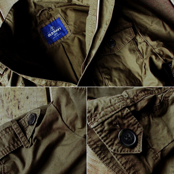 楽天市場】OLD NAVY ミリタリージャケット 正規品 コットン アウター 