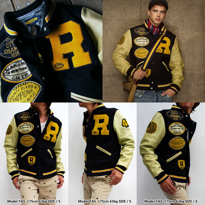 楽天市場】ラグビー RUGBY スタジャン 正規品 メンズ スタジアム  