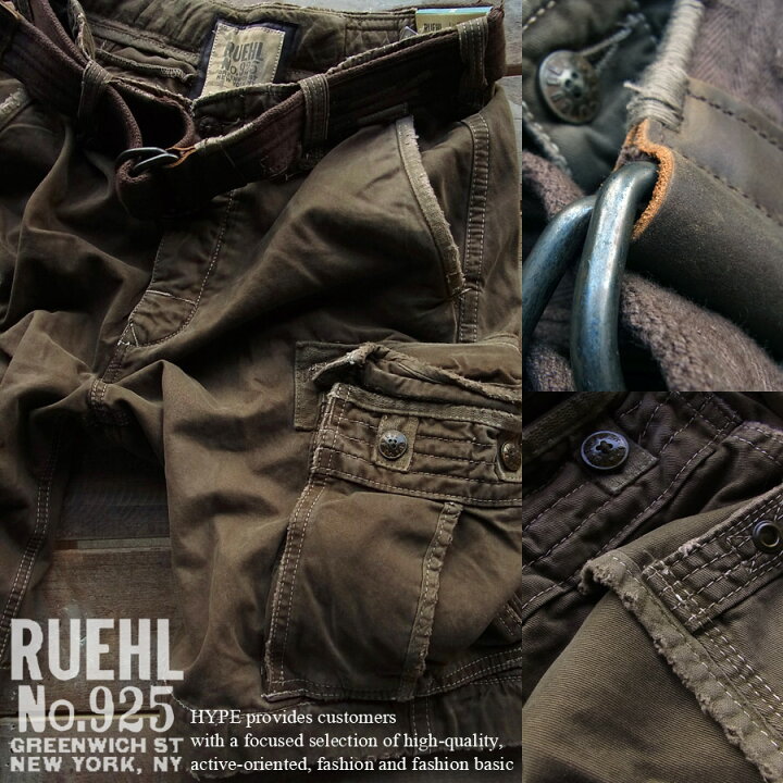 楽天市場】RUEHL No.925 ルール ショートパンツ メンズ カーゴパンツ 
