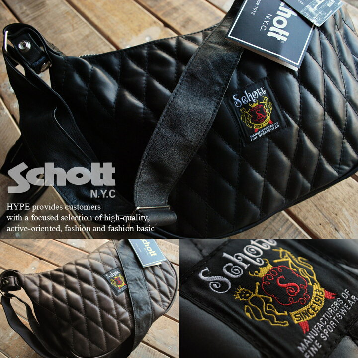 楽天市場】Schott ショット ショルダーバッグ メンズ 本革 レザー 
