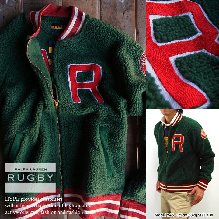 楽天市場】RUGBY ラグビー フリースジャケット メンズ 正規品 アウター 