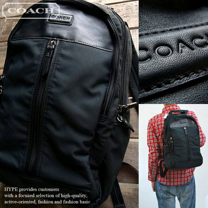 楽天市場】COACH コーチ バッグ メンズ リュックサック バックパック  