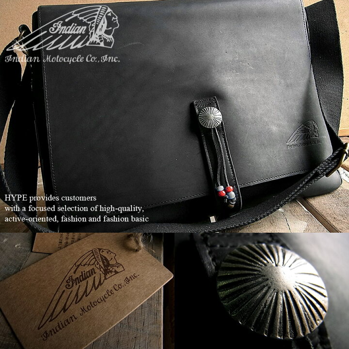 楽天市場】ショルダーバッグ メンズ インディアンモトサイクル ヌメ革  