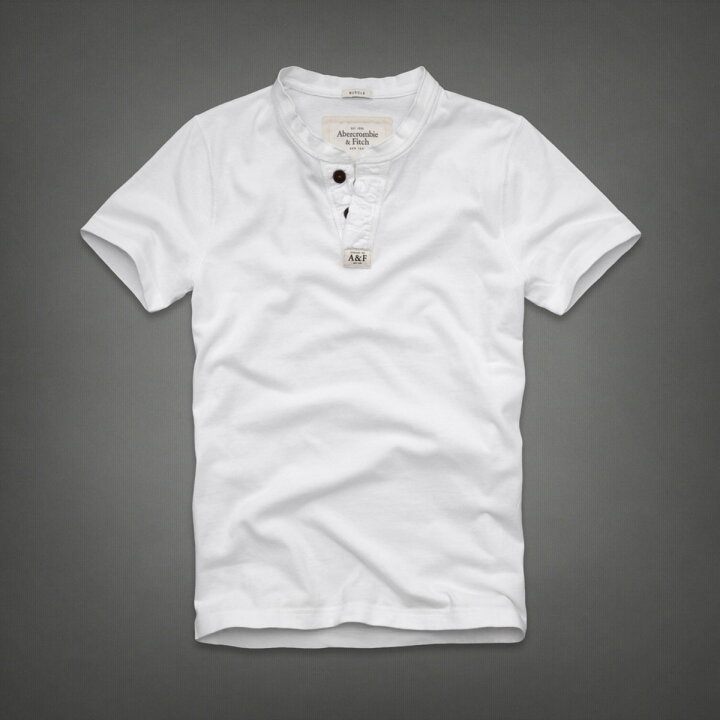 楽天市場】アバクロ ヘンリーネックTシャツ 正規品 半袖 メンズ 