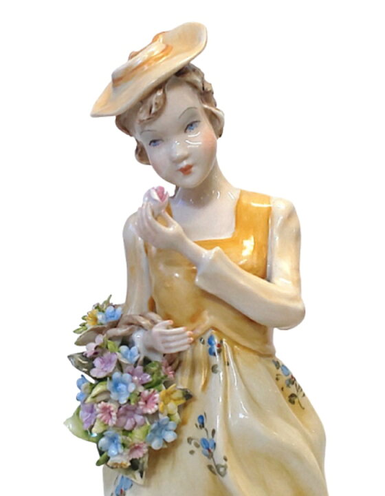 楽天市場】陶器 置物 カポディモンテ Capodimonte フィギュリン 