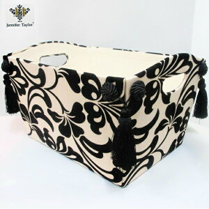 マガジンラック ジェニファーテイラー Yorke ヨーク マガジンホルダー ボックス 小物入れ ブックスタンド スリッパラック おしゃれ 母の日ギフト 収納ケース タッセル カルトナージュ雑貨 JEN