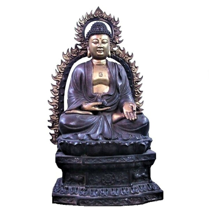 楽天市場】釈迦像 青銅 仏像 仏具 大型 ブロンズ像 お釈迦様 シャカ 