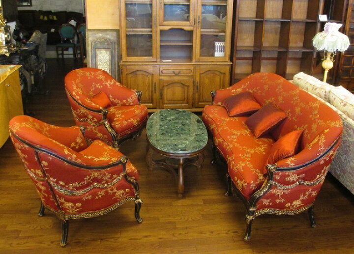 楽天市場】イタリア製 ソファ3点セット 3P+1P+1P クッション5個付  