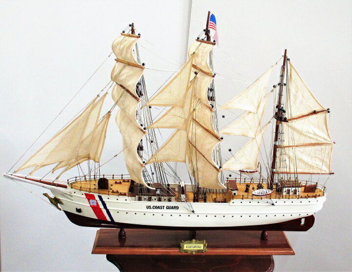 楽天市場】帆船模型 完成品 全長94cm US COAST GUARD EAGLE モデル 