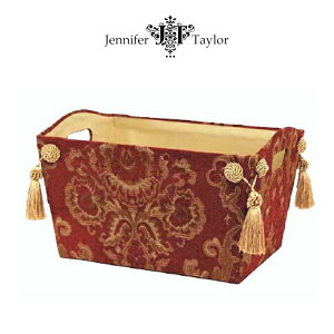 ジェニファーテイラー マガジンラック Bacara バカラ 収納ボックス スリッパラック 小物入れ ブックスタンド 送料無料 おしゃれ タッセル カルトナージュ雑貨 JENNIFER TAYLOR BOX アンティーク ヨ