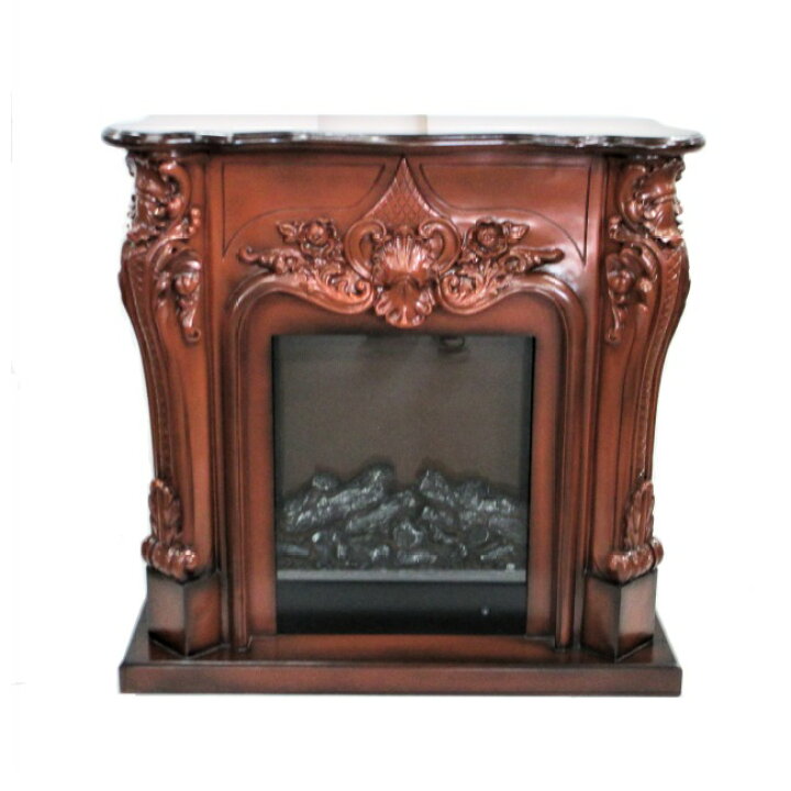 楽天市場】マントルピース アンティーク 暖炉 ブラウン フェイク  