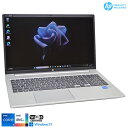 フルHD Wi-Fi6 メモリ16G HP ProBook 450 G9 第12世代 Core i5 1235U IrisXe M.2SSD256G Webカメラ USBType-C Windows11【中古】