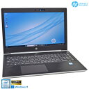 フルHD ノートパソコン HP ProBook 450 G5 Core i5 8250U M.2SSD256G メモリ8G Webカメラ Wi-Fi USBType-C Windows11【中古】