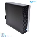 6コア12スレッド 中古パソコン HP ProDesk 600 G4 SFF Core i7 8700 メモリ16G 新品M.2SSD512G HDD1TB マルチ USBType-C Windows11【中古】