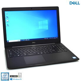 ノートパソコン 中古 DELL Latitude 3590 Core i3 7130U m.2SSD256GB HDD500G メモリ8G Webカメラ Wi-Fi USBType-C Windows10【中古】