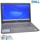 フルHD Webカメラ DELL Vostro 15 3590 第10世代 Core i5 10210U M.2SSD256G HDD500G メモリ8G Wi-Fi マルチ Windows11【中古】
