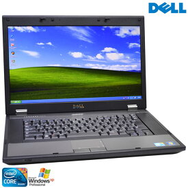 WindowsXP ノートパソコン DELL Latitude E5510 Core i5 460M HDD500G メモリ4G マルチ Wi-Fi シリアルポート【中古】