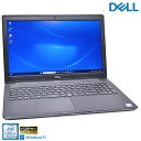 フルHD M.2SSD256G HDD500G Core i5 8265U DELL Latitude 3500 Webカメラ メモリ8G Wi-Fi USBType-C Windows11【中古】
