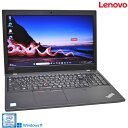 新品SSD1TB メモリ16G Lenovo ThinkPad L590 Core i5 8265U USBType-C Wi-Fi Webカメラ microSD Windows11【中古】