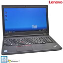 Windows7 32bit 15.6型 ノートパソコン 中古 レノボ ThinkPad L560 Core i5 6300U HDD500G メモリ4G Wi-Fi マルチ【中古】