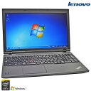 Windows7 32bit ノートパソコン レノボ ThinkPad L540 Core i5 4300M HDD500G メモリ4G Wi-Fi Bluetooth マルチ【中古】