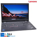 フルHD Wi-Fi6 メモリ16G Lenovo ThinkPad L15 Gen2 第11世代 Core i7 1165G7 m.2SSD512G Webカメラ USBType-C Windows11【中古】