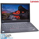 メモリ32G m.2SSD1TB HDD2TB フルHD Lenovo ThinkPad E590 Core i7 8565U Wi-Fi USBType-C Webカメラ Windows11【中古】
