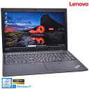 フルHD 15.6型 Lenovo ThinkPad L580 Core i7 8550U M.2SSD256G メモリ8G Webカメラ Wi-Fi Bluetooth Windows11【中古】