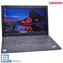新品SSD512G 15.6型 Windows11 Lenovo ThinkPad L580 Core i5 8250U メモリ8G Webカメラ Wi-Fi Bluetooth USBType-C【中古】