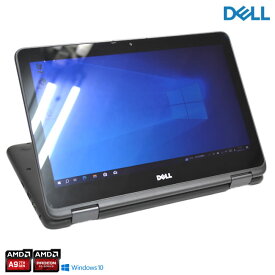 タッチパネル 11.6型 Dell Inspiron 11 3185 2-in-1 AMD A9-9420e Radeon R5 メモリ8G eMMC128G Webカメラ HDMI Wi-Fi Windows10【中古】