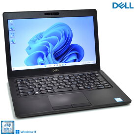 顔認証 Webカメラ DELL Latitude 5290 第8世代 Core i5 8250U メモリ8G M.2SSD128G Wi-Fi USBType-C Windows11【中古】