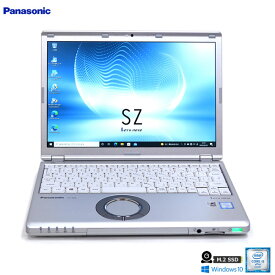 軽量モバイル Panasonic Let's note SZ5 Core i5 6300U M.2SSD256G メモリ8G Wi-Fi (ac) Webカメラ Windows10 リカバリ領域【中古】