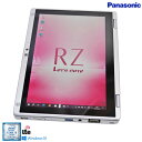 400H 美品 SIMフリー 2-in-1 Panasonic Let's note RZ6 Core i5-7Y57 m.2SSD256G メモリ8G Webカメラ Wi-Fi Windows10【中古】