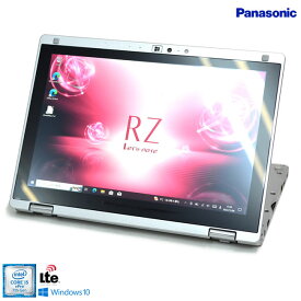 ノートパソコン 2-in-1 タブレット SIMフリー 10.1型 中古 Panasonic Let's note RZ6 Core i5-7Y57 m.2SSD256G Webカメラ メモリ4G Wi-Fi Windows10【中古】
