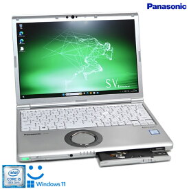 顔認証 Windows11 Panasonic Let's note SV8 第8世代 Core i5 8365U m.2SSD256G メモリ8G マルチ Wi-Fi USBType-C Webカメラ【中古】