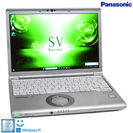 顔認証 Webカメラ Panasonic Let's note SV7 第8世代 Core i5 8350U メモリ8G M.2SSD256G Wi-Fi Windows11【中古】