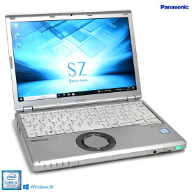 中古ノートパソコン Panasonic Let's note SZ6 Core i5 7300U m.2SSD256G メモリ8G Wi-Fi Webカメラ Windows10【中古】