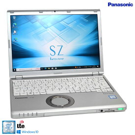 SIMフリー メモリ16G 12.1型 WUXGA Panasonic Let's note SZ6 Core i7 7600U M.2SSD512G Wi-Fi HDMI Webカメラ Windows10【中古】
