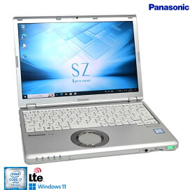 12.1型 WUXGA SIMフリー メモリ16G Panasonic Let's note SZ6 Core i7 7600U M.2SSD512G Wi-Fi Webカメラ Windows10【中古】