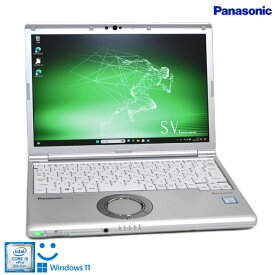 顔認証 Webカメラ Panasonic Let's note SV8 中古 第8世代 Core i5 8365U M.2SSD256G メモリ8G Wi-Fi Thunderbolt3 Windows11【中古】