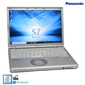SIMフリー メモリ16G WUXGA Panasonic Let's note SZ6 Core i7 7600U M.2SSD256G Wi-Fi Webカメラ Windows10【中古】