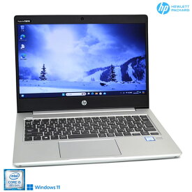 13.3型 ノートパソコン HP ProBook 430 G6 第8世代 Core i5 8265U Webカメラ メモリ8G M.2SSD256G Wi-Fi USBType-C Windows11【中古】