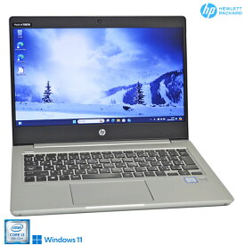 Windows11 13.3型 HP ProBook 430 G6 Core i3 8145U メモリ8G m.2SSD128G Webカメラ Wi-Fi USBType-C【中古】