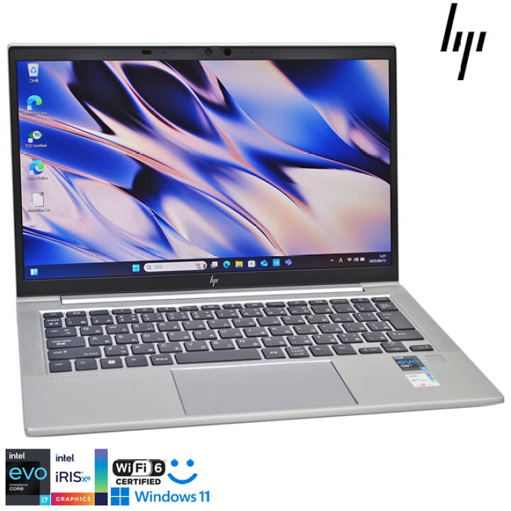 楽天市場】フルHD Wi-Fi6 顔認証 メモリ16G m.2SSD512G HP EliteBook 