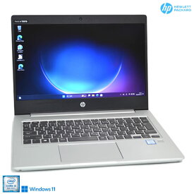 ノートパソコン 13.3型 HP ProBook 430 G6 第8世代 Core i5 8265U Webカメラ M.2SSD256G メモリ8G Wi-Fi USBType-C Windows11【中古】