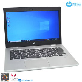 ノートパソコン 14.0型 HP ProBook 645 G4 Ryzen Pro 3 2300U メモリ8G M.2SSD256G Wi-Fi Webカメラ USBType-C Windows10【中古】