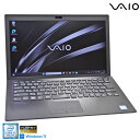 フルHD VAIO Pro PG VJPG11C11N 13.3型 Core i5 8250U メモリ8G M.2SSD256G Webカメラ Wi-Fi Windows11【中古】